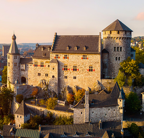 Blick auf die Burg Stolberg